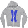 jake paul x blue Zipper Hoodie