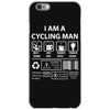 I Am A Cycling Man white letter iPhone 6/6s Case