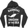 narwhals Zipper Hoodie