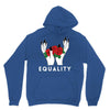 equality white Unisex Hoodie