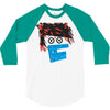 awsome design animation skin 3/4 Sleeve Shirt
