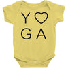 yoga heart Baby Onesie