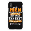 all men are created equal but only the best are born in january iPhoneX