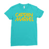 captain marvel 6 Ladies Fitted T-Shirt
