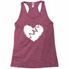 broken heart xxx Racerback Tank