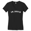 ew david Women's V-Neck T-Shirt