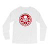 red skull logo avengers marvel comics gift Long Sleeve Shirts