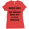 March Girls Ladies Fitted T-Shirt