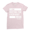 Rooting for Everybody Ladies Fitted T-Shirt