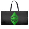 etherium classic logo Weekender Totes