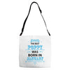 The Best Poppy Was Born In January Adjustable Strap Totes