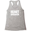 heart breaker humor Racerback Tank