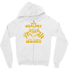 bee healthy  eat your honey Zipper Hoodie