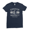 smash university Ladies Fitted T-Shirt