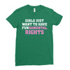 girls just want to have fundamental rights Ladies Fitted T-Shirt