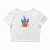 ghostly halloween Crop Top