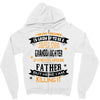 Super Cool Granddaughter Of A Freaking Awesome Father Zipper Hoodie