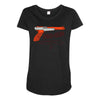 pro gun Maternity Scoop Neck T-shirt