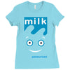 blur milk coffee and tv rock music band Ladies Fitted T-Shirt