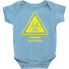 biohazard symbol laboratory hazard warning sign Baby Onesie