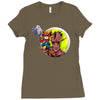 rocket raccoon Ladies Fitted T-Shirt
