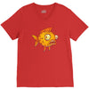 pufferfish V-Neck Tee