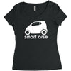 smart arse Women's Triblend Scoop T-shirt