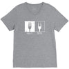 metal fork V-Neck Tee