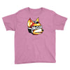 halftone fox (regular) Youth Tee