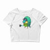philbert before coffee Crop Top