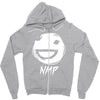 white nmp Zipper Hoodie