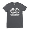 cleavage Ladies Fitted T-Shirt