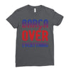 barca over everything!! Ladies Fitted T-Shirt