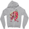 krampus (blood red) Zipper Hoodie