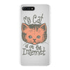 my cat is on the internet iPhone 7 Plus Case