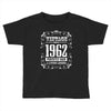 vintage made in 1962 perfectly aged a living legend Toddler T-shirt