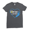 happy feet Ladies Fitted T-Shirt
