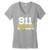 911 dispatcher heroes Women's V-Neck T-Shirt
