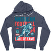 american football Zipper Hoodie