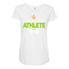 plant powered athlete Maternity Scoop Neck T-shirt