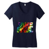 jake paul text paradise Women's V-Neck T-Shirt