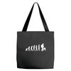 evolution  j&auml;ger jagen jagd jaeger flinte apportieren wald schie&szlig;en Tote Bags