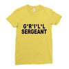 grill sergeant Ladies Fitted T-Shirt