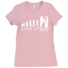 climbing ape to evolution climb indoor outdoor Ladies Fitted T-Shirt