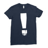 exclamation box Ladies Fitted T-Shirt