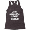 don't scare me Racerback Tank