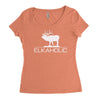 christmas gift elkaholic Women's Triblend Scoop T-shirt
