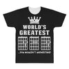 F Chord Dad Funny Guitar All Over Men's T-shirt