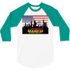 2018 Women's March On New York City 3/4 Sleeve Shirt