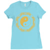 yin yang jingjang shirt china chinesisches denken Ladies Fitted T-Shirt